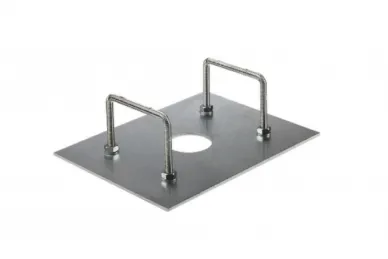 AVO CP-BR6 Plaque de montage avec ancrages pour barrière ARARK324 FAST / APARK6