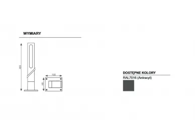 AVO STIKDD Illuminazione da giardino a LED, versione DOWN