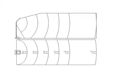 AVO STIKDD LED garden lighting, DOWN version