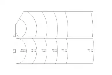 AVO STIKVD LED-Gartenbeleuchtung, Farbe RAL7016