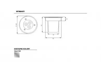 AVO TONDA Éclairage LED TN103W pour allées