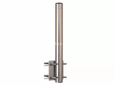 Balkonantennenhalterung gerade 30cm mit Clips