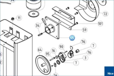 Bar support plate SIGNO (PMD0918R02.4610)