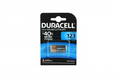 Bateria litowa DURACELL CR123A