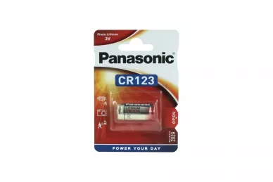 Batteria al litio PANASONIC CR123A