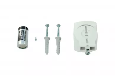 Battery, mounting elements:
