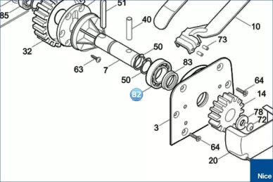 Bearing 6206ZZ THOR(PMCU10.4630)