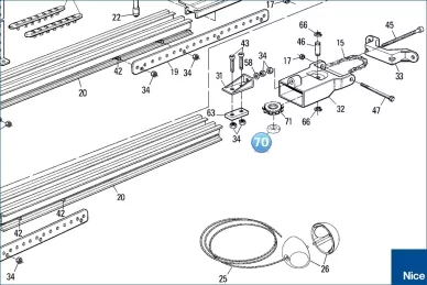 Bearing SPIDO/SPIN (PMCU12E.4630)