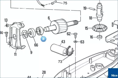 Bearing WINGO, MOBY (PMCU12.4630)