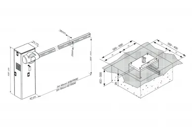 BFT 2600041 MOOVI 30 230V barrière jusqu'à 3m