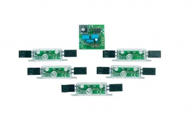 BFT 2600230 5m or 6m arm lighting, MOOVI and GIOTTO barrier