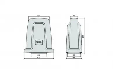 BFT 2601001 Lampada di segnalazione RADIUS B LTA 24 R2