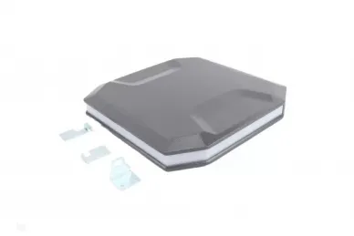 BFT 2605389 Couvercle supérieur de la barrière avec éclairage LED - CROWN RGB MAXIMA U36 INOX