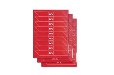 BFT 2611133 Autocollants pour bras de barrière (lot de 12)
