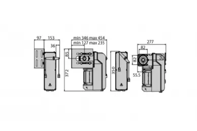 BFT 2611566 PEGASO N C 400V Industrial sectional door drive