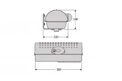 BFT 2611746 IGEA LB BT industrial folding door drive