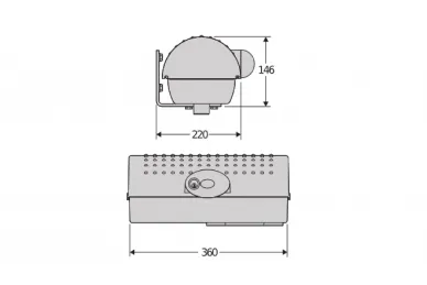 BFT 2611750 Opérateur de porte pliante industrielle IGEA LB
