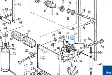 Bilateral arm spring WIL6 (PMD0242A.4610)