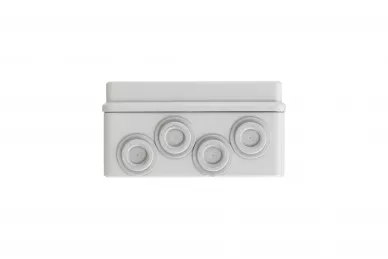 Bottom view of the housing: