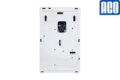 Cable entries and mounting holes: