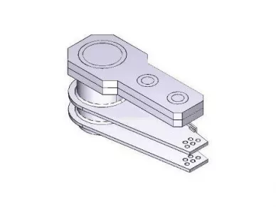CAME 119RIA038 Gate hooking right bracket - superfrog