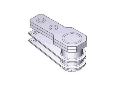 CAME 119RIA039 Gate hooking left bracket - superfrog