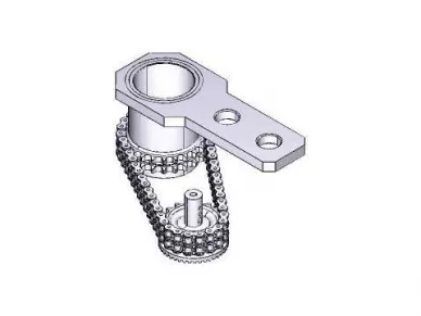 CAME 119RIA050 Chain transmission lever for 180° openin