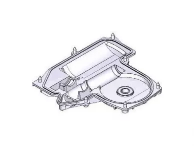 CAME 119RIA074 Lower casing Frog-j myto