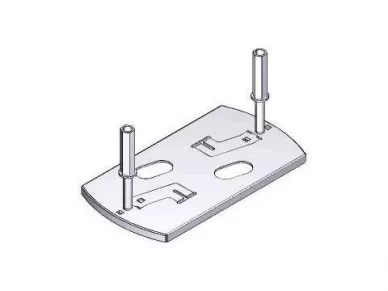 CAME 119RIBX049 Operator anchoring plate - bx-243