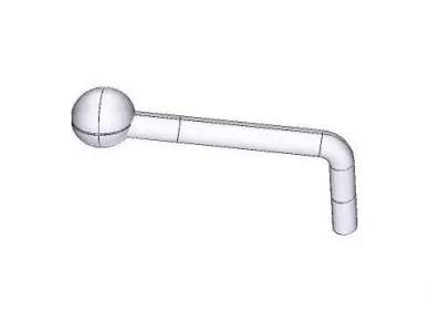 CAME 119RIE045 Release lever V200-1000