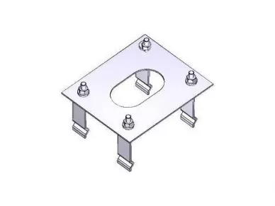 CAME 119RIG006 Barrier anchoring plate - gard