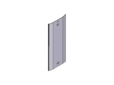 CAME 119RIG075 G6001 stainless steel cabinet door