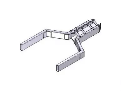 CAME 119RIG111 Bar-barrier hooking fork - g12000