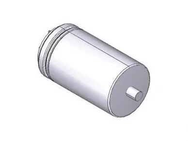 CAME 119RIR272 Condenser µf 12 with cables and stud