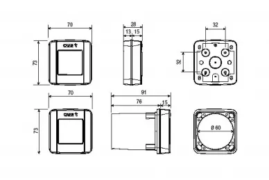 Came 806TF-0070 Photocellules DLX30CIP avec synchronisation