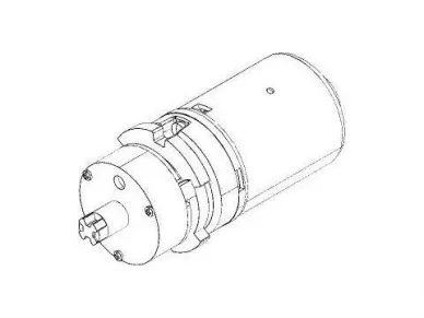 CAME 88001-0137 Zespół silnika + hamulec 24v