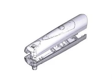 CAME 88001-0143 Upp./low. shell aseembly axo series