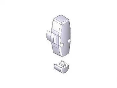 CAME 88003-0038 Rectangular boom cap 90x35 5pcs