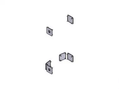 CAME 88003-0112 G4000 g5000 g6000 cabinet hle cover 5pcs