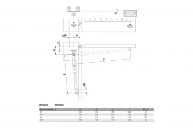 Came ATS30AGS Attuatore anta 230V per 3m/400kg