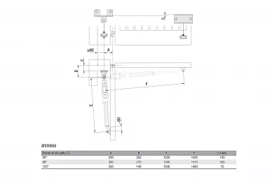 Came ATS50AGS Attuatore anta 230V per 5m/400kg