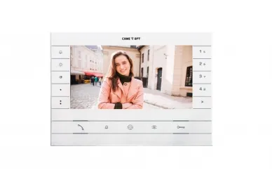 CAME FUTURA X1 WH Bezsłuchawkowy odbiornik wideo z ekranem LCD 7”, kolor biały (62100520)