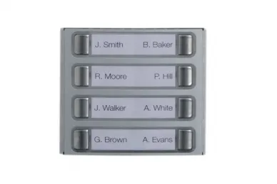 Came MTMF8P Façade avec 8 boutons d'appel (60020140)