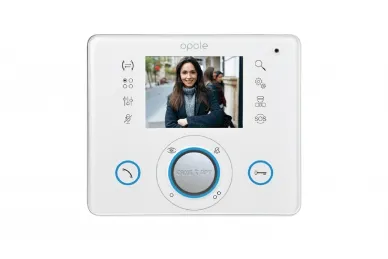 Came OPALE WHITE Ricevitore video a mani libere con schermo LCD da 3,5