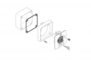 Came SET-J Interruttore a chiave esterno con sportello