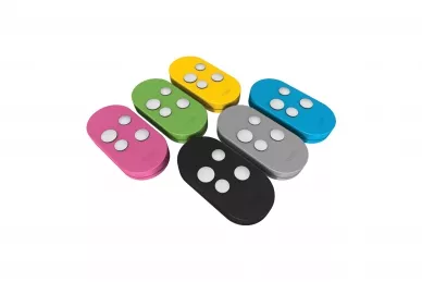 Came TOPD4RXM Lot de 6 télécommandes à 4 canaux, interchangeables par code