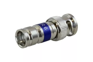 Connecteur BNC pour câble RG6 - connecteur à compression