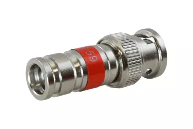 Connettore BNC per cavo RG59 - connettore a compressione