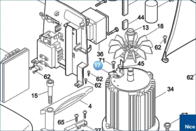 Coupling encoder base  RUN (PPD1262.4540)