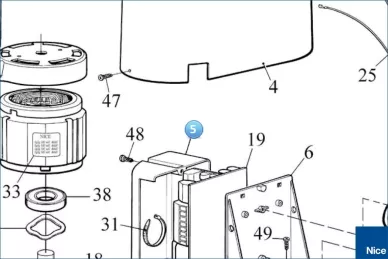Cover ROA3, THA5 (BPCO2R01.4540)